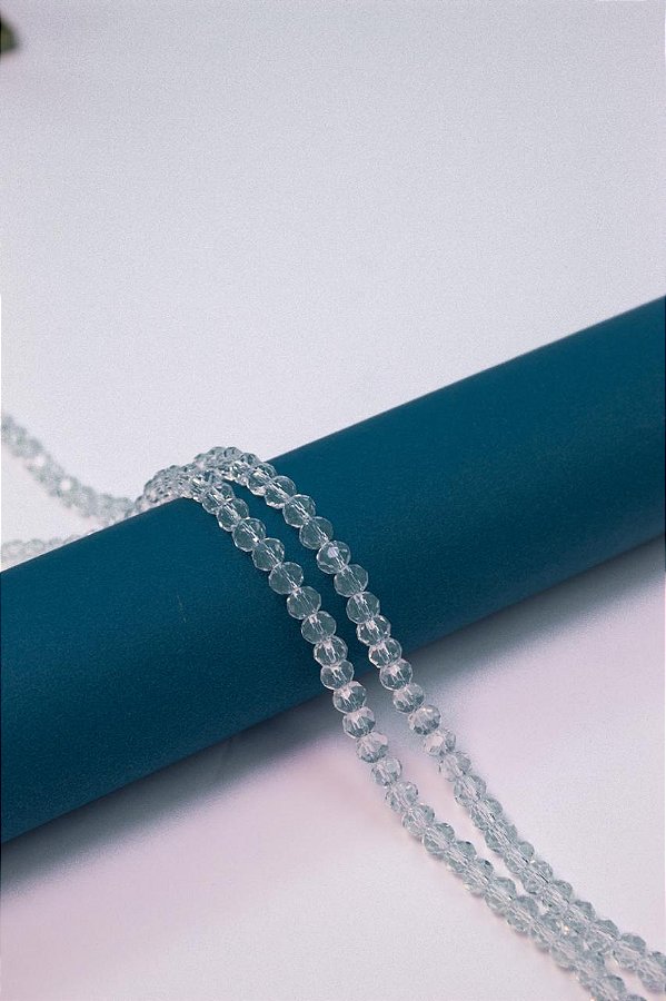Fio Cristal 6mm Vidro Facetado - O Fio