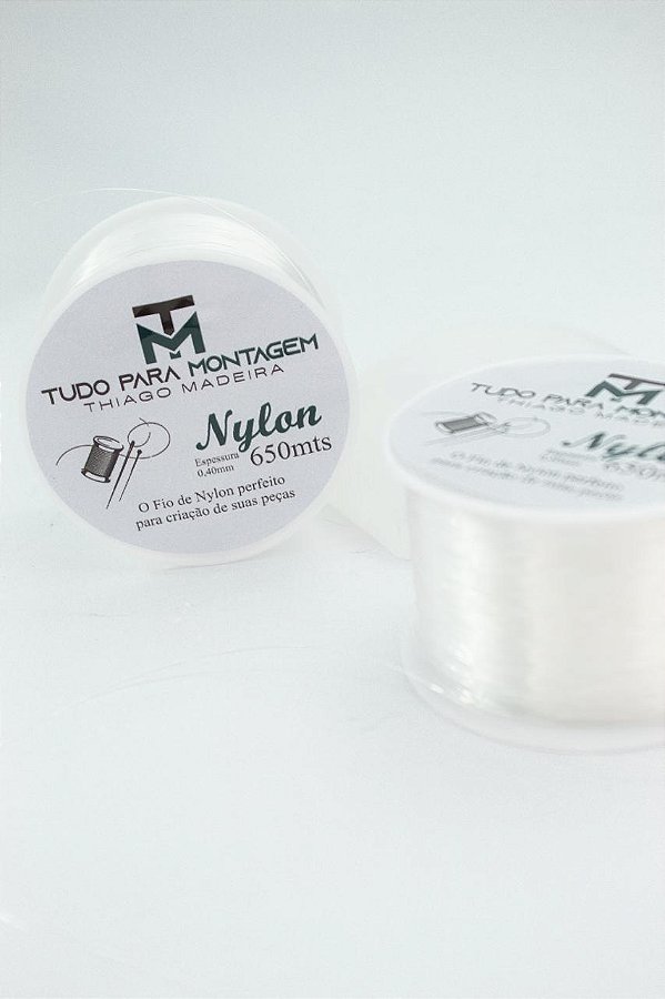Fio De Nylon - 0,40 - Rolo Com 650 Mts