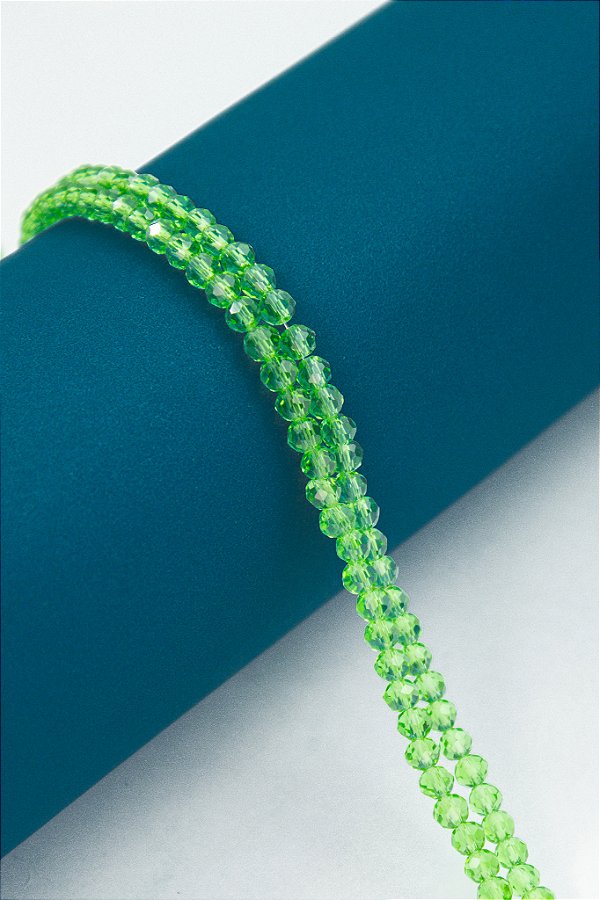 Fio Cristal 4mm Vidro Facetado - O Fio