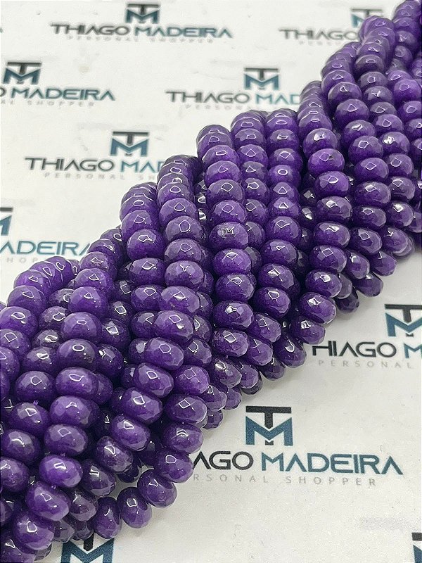 Fio Pedra Jade Facetada 8mm - O Fio