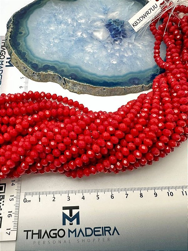 Fio Cristal 6mm Vidro Facetado - O Fio