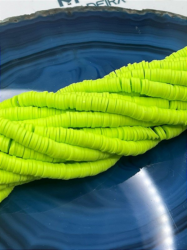 FIMO 6MM VERDE LIMA - O FIO