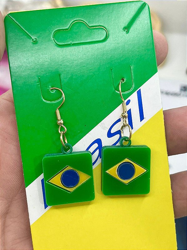 Brinco Copa Do Mundo Quadrado - O Par