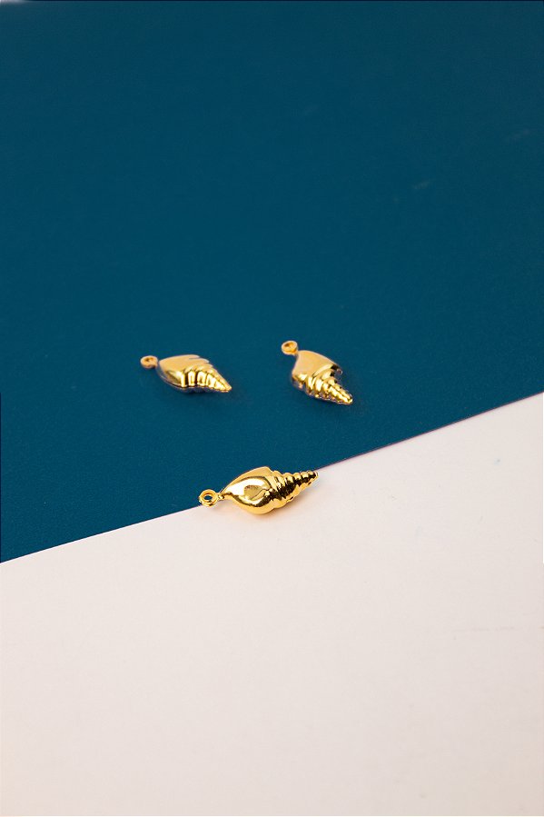 Pingente Concha Ouro - 01Unid