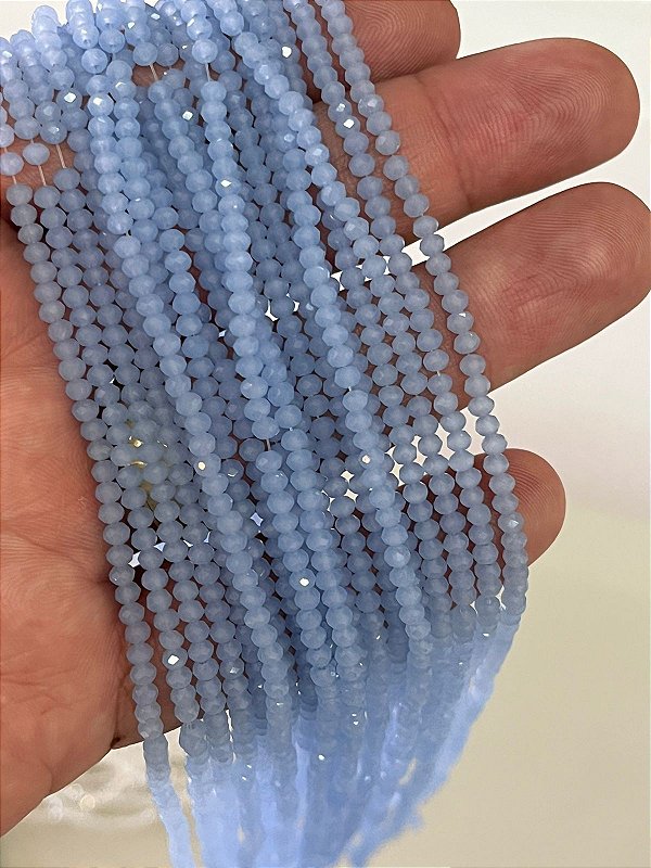 Fio Cristal 2mm Vidro Facetado - O Fio