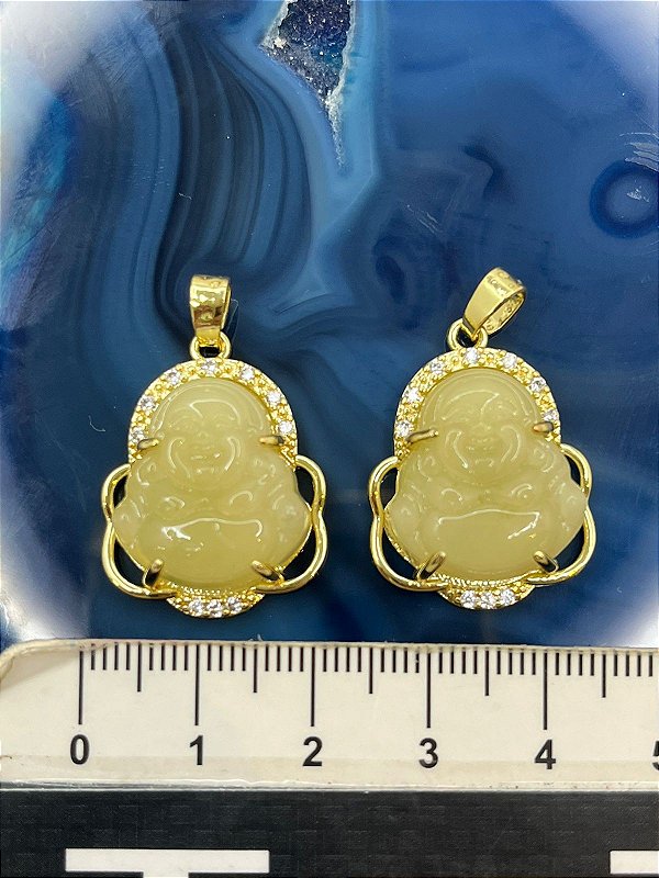 Pingente Buda Com Zirconia Semijoia - 01 Unid