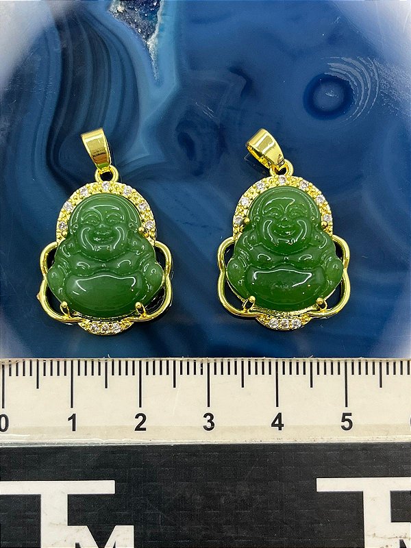 Pingente Buda Com Zirconia Semijoia - 01 Unid