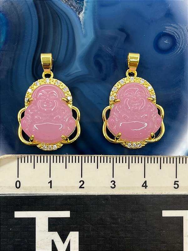Pingente Buda Com Zirconia Semijoia - 01 Unid