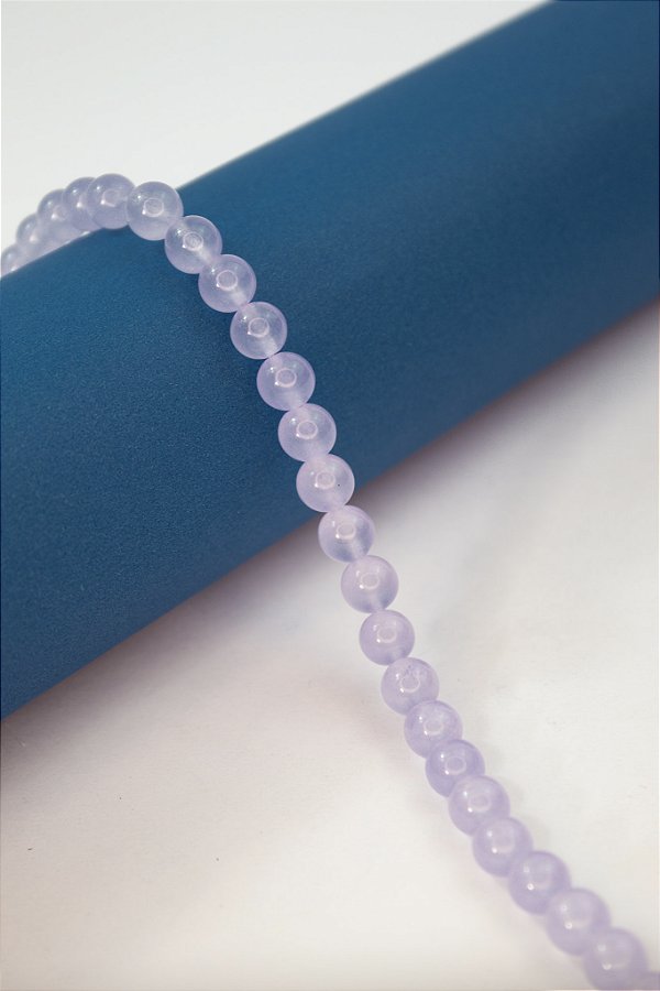 Fio Pedra 8Mm Jade Lilas - O Fio