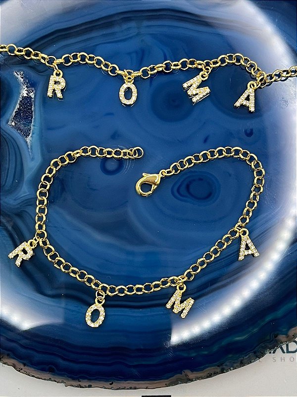 Pulseira Amor Cravejado - 01 Unid
