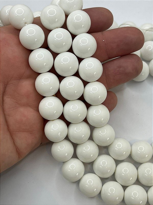 Porcelana 16Mm Branco - O Fio