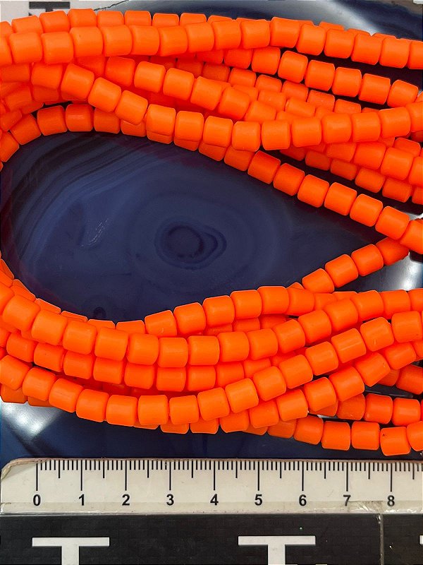 Fio De Fimo Borracha 5Mm Laranja - O Fio