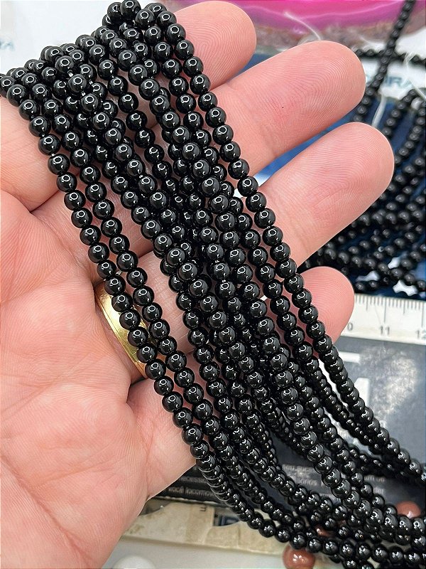 Porcelana 4Mm Preto - O Fio