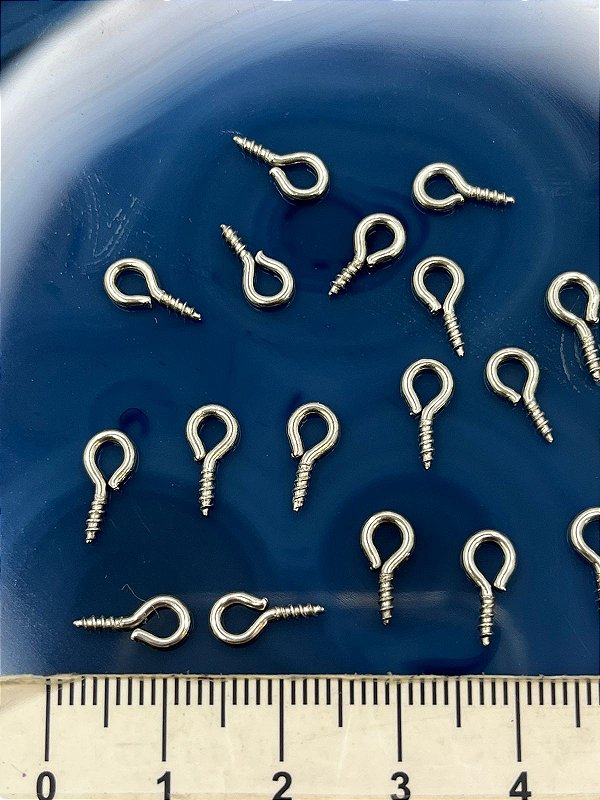 Pitao 10Mm Niquel 10X5Mm - Pacote Com 30Pçs - 01Pct