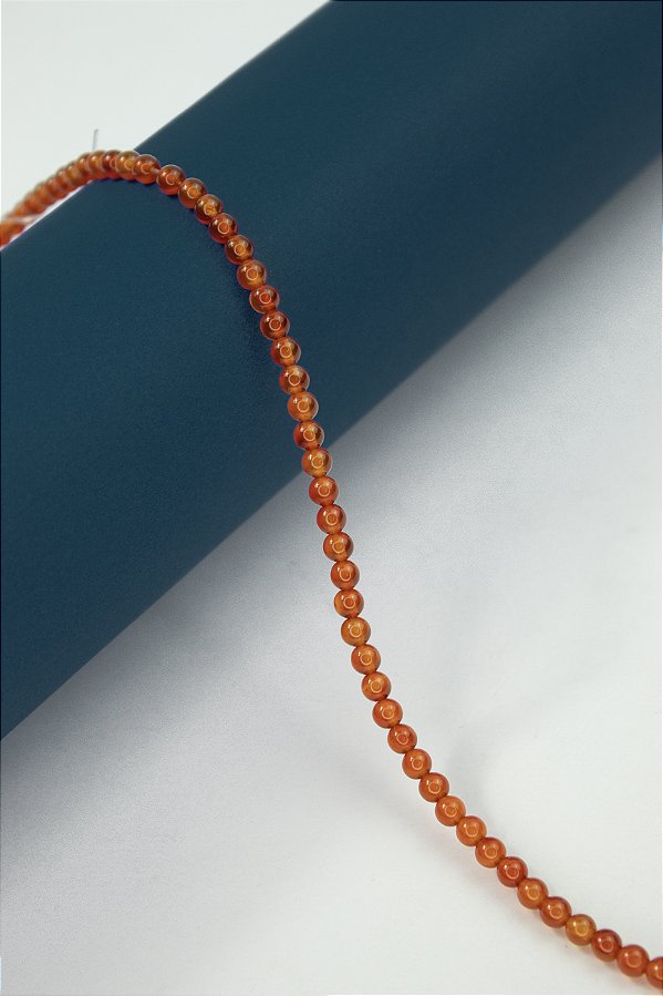 Fio Pedra 4Mm Ambar - O Fio
