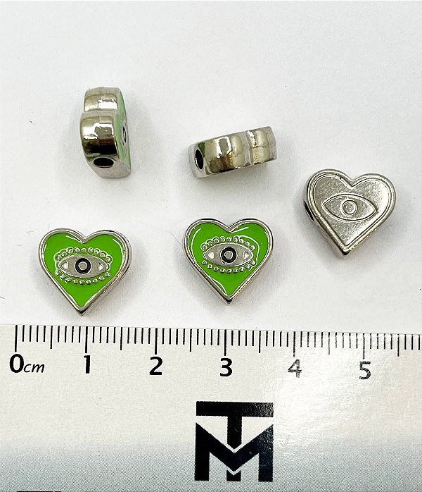 Pingente Olho Grego Furo Passante - 01 Unid