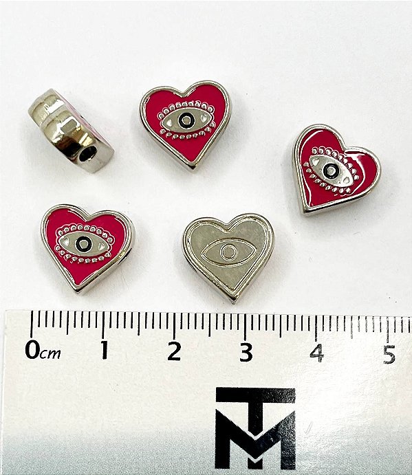 Pingente Olho Grego  Furo Passante - 01 Unid