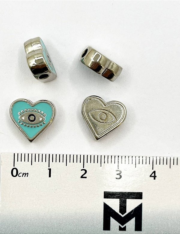 Pingente Olho Grego Furo Passante - 01 Unid