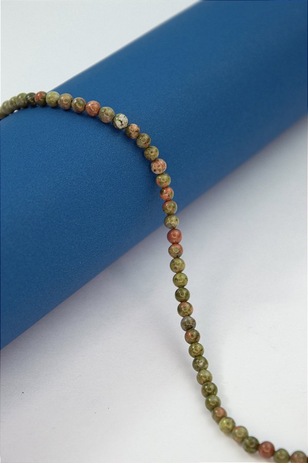 Fio Pedra 4Mm Unakita - O Fio