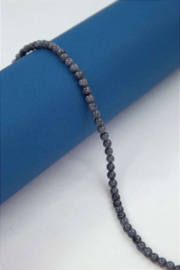 Fio Pedra 4Mm Jade Safira - O Fio
