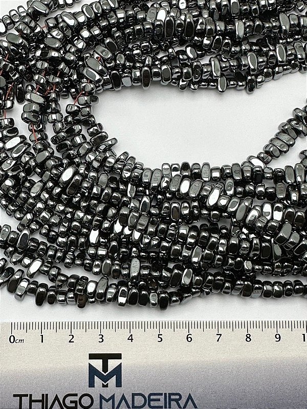 Fio De Hematita Cascalho Grafite - O Fio