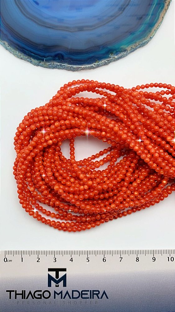 Fio Madreperola 3Mm Vermelho - O Fio