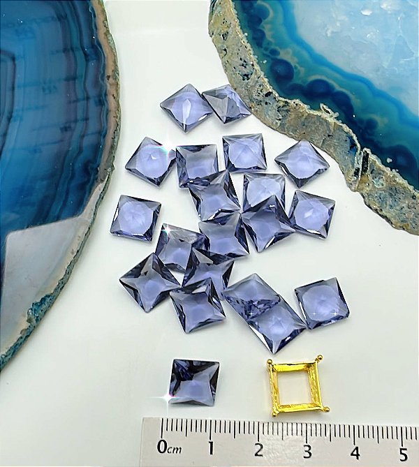 Pedra De Zirconia 10X10Mm - 01 Unid