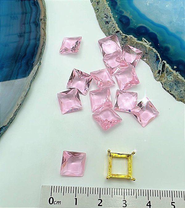 Pedra De Zirconia 10X10Mm - 01 Unid