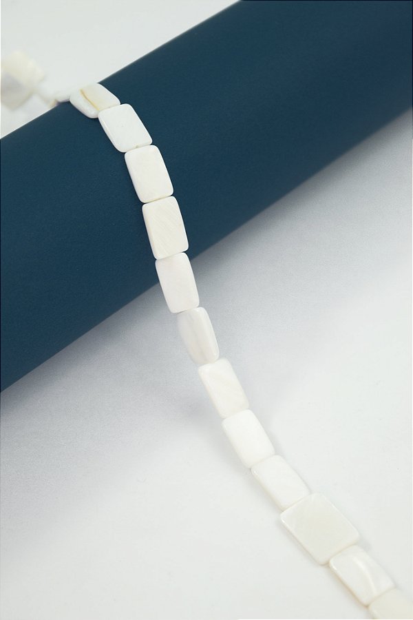 Fio Madreperola Retangulo 10X15Mm - 01 Unid