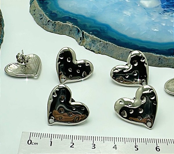 Base De Brinco Níquel Branco - O Par