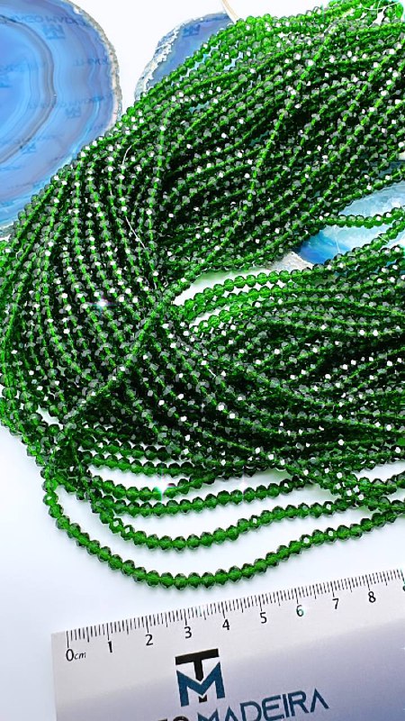 Fio Cristal 4mm Vidro Facetado - O Fio