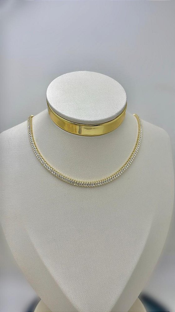 Colar Riviera Fina Ouro - 01 Unid