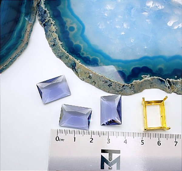 Pedra De Zirconia 13X18Mm - 01 Unid