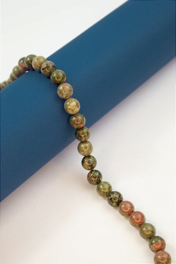 Fio Pedra 10Mm Unakita - O Fio