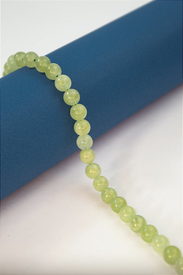 Fio Pedra 8mm Jade Verde - O Fio