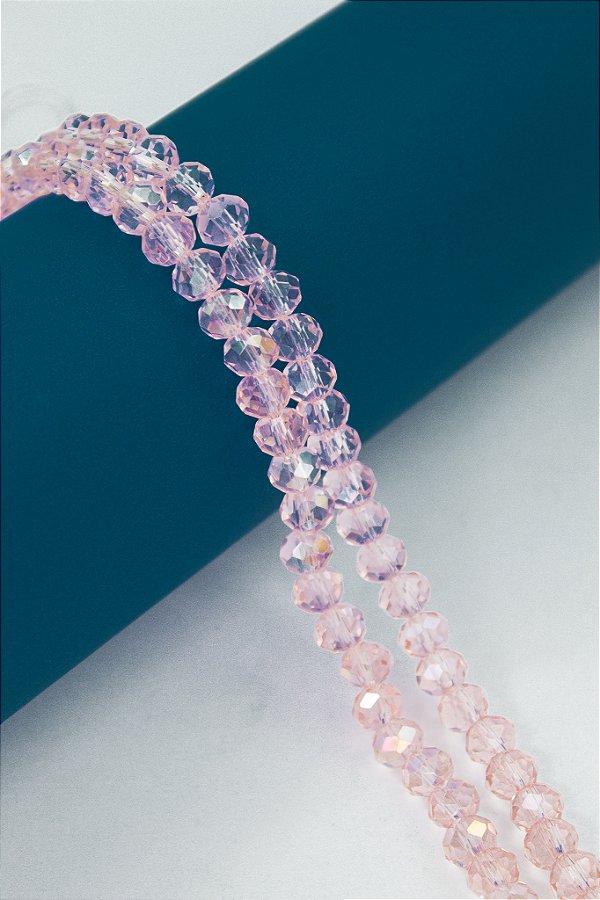 Fio Cristal 8mm Vidro Facetado - O Fio