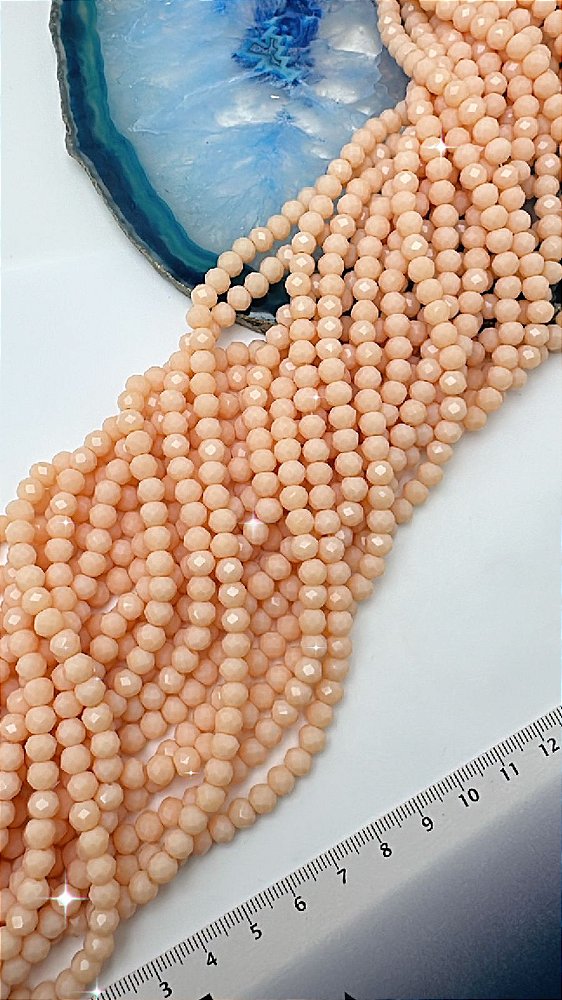 Fio Cristal 6mm Vidro Facetado - O Fio