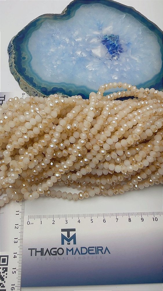 Fio Cristal 6mm Vidro Facetado - O Fio