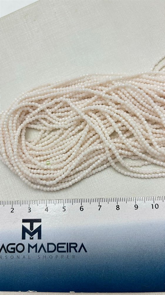 Fio Cristal 1mm Vidro Facetado - O Fio