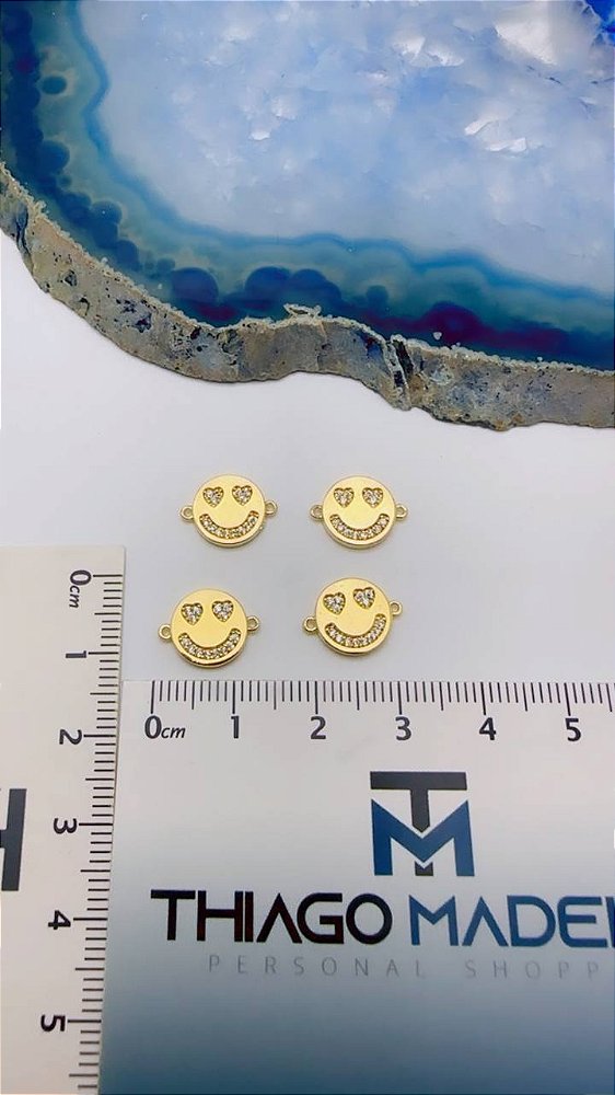 Pingente Smiles 2 Saidas Ouro - 01 Unid