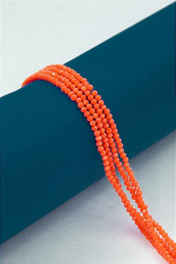 Fio Cristal 2Mm Vidro Facetado - O Fio