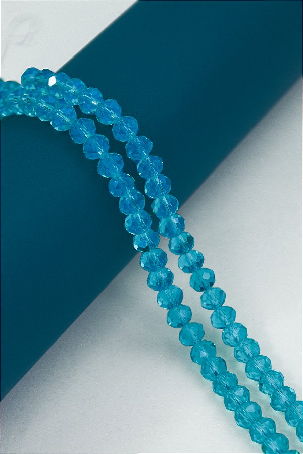 Fio Cristal 8mm Vidro Facetado - O Fio