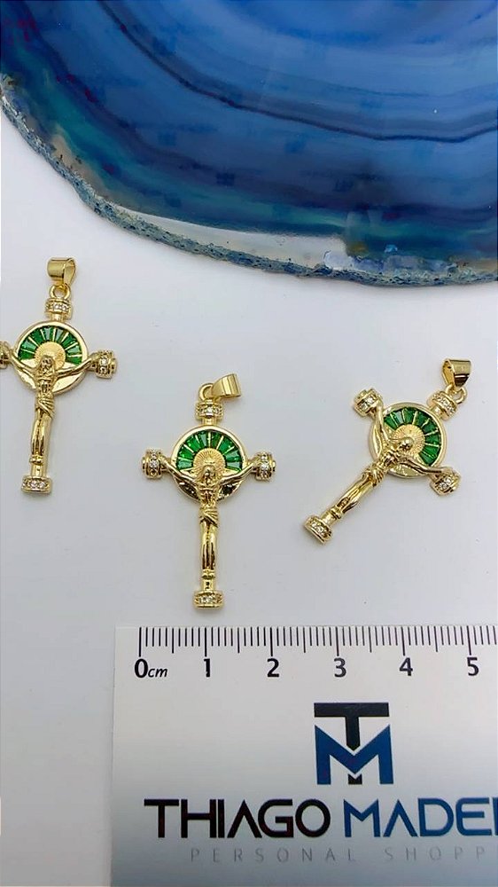 Pingente Cruz Ouro - 01 Unid