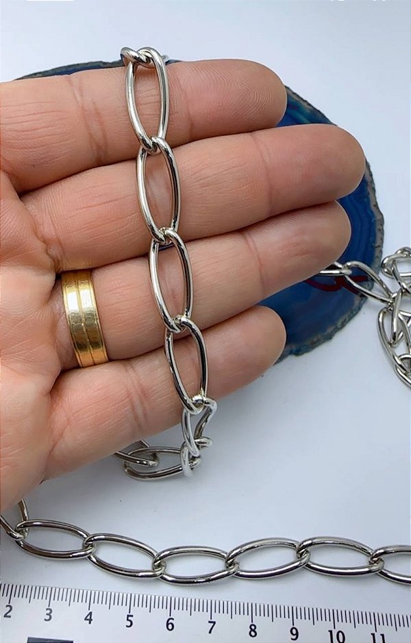 Corrente ferro elo longo codigo 1020 - 01 Metro