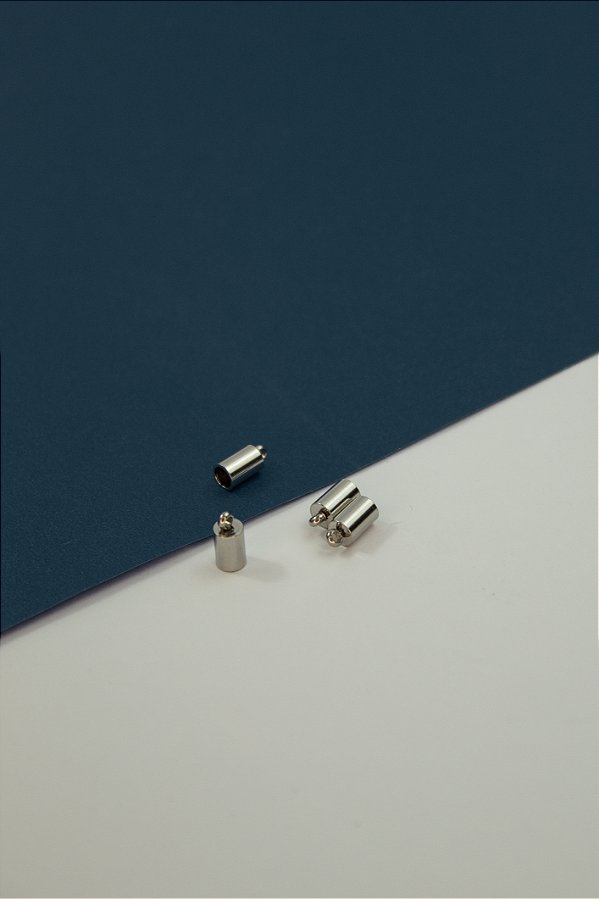 Terminal copinho 3mm Aco inox - 01 Unid.