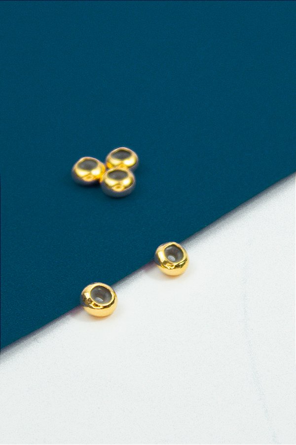 Fecho Gravata 6mm Ouro - 01 unid