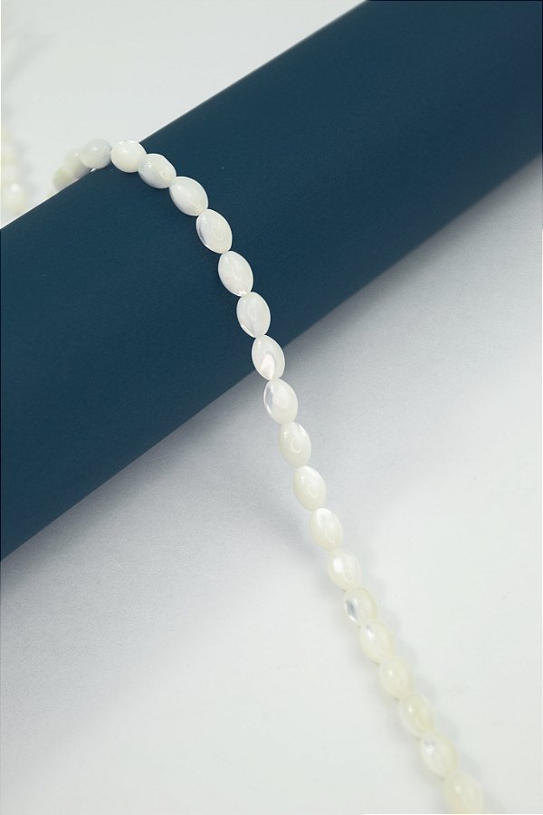 Fio Madreperola Arroz 10x7mm