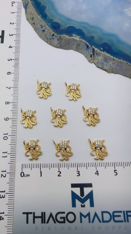 Pingente Polvo Ouro - 01 unid