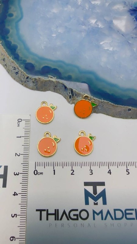 Pingente Laranja Ouro - 01 und