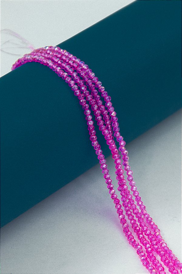 Fio Cristal 2mm Vidro Facetado - O Fio